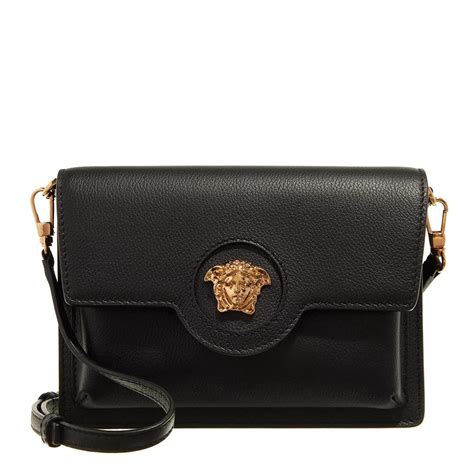 mini top handle vitello opaco versace|Versace Top Handle Black Mini Vitello Leather Handbag.